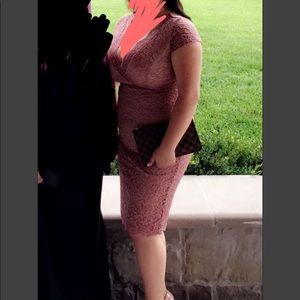 YaYa&Co - Lace Dress - Mauve Pink - Med